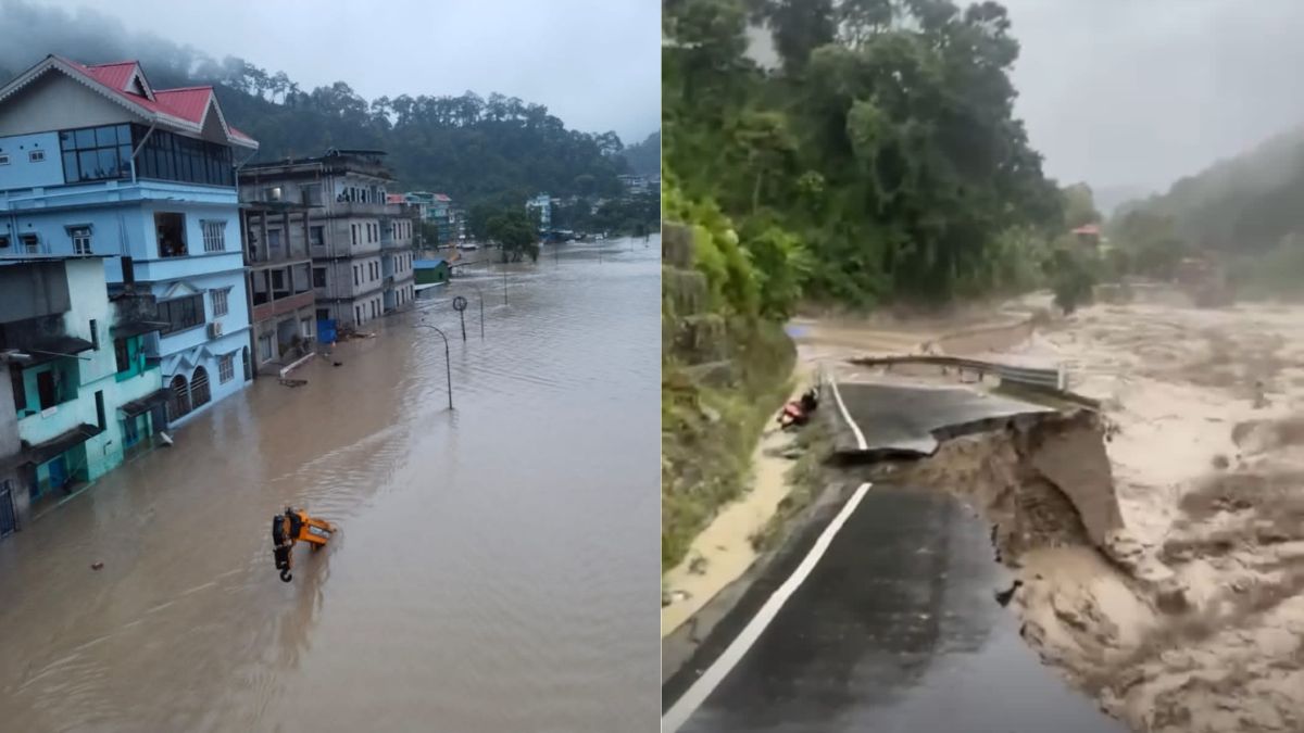 WATCH: Cloudburst Triggers Flash Floods In Sikkim, 23 Soldiers Missing ...